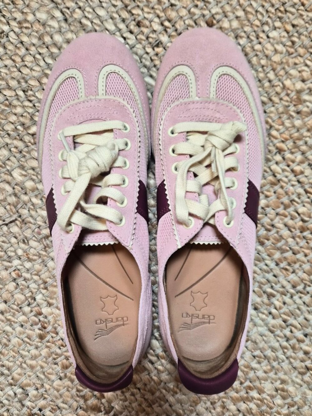 Dansko Milana Leather Flats, Pink, Size 9, Barely worn